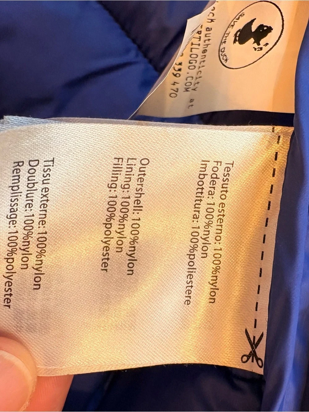 SAVE THE DUCK lightweight quilted